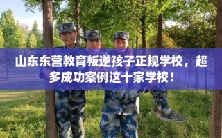 山东东营教育叛逆孩子正规学校，超多成功案例这十家学校！