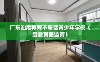 广东汕尾教育不听话青少年学校（受教育局监管）