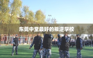 东莞中堂最好的叛逆学校