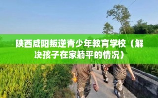 陕西咸阳叛逆青少年教育学校（解决孩子在家躺平的情况）