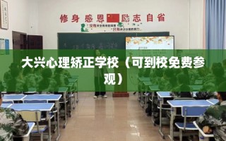大兴心理矫正学校（可到校免费参观）