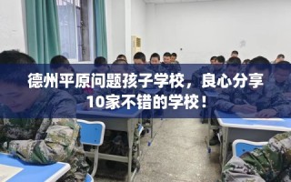 德州平原问题孩子学校，良心分享10家不错的学校！