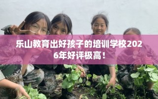 乐山教育出好孩子的培训学校2026年好评极高！