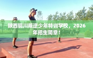 陕西铜川叛逆少年特训学校，2026年招生简章！