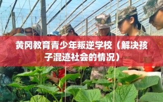 黄冈教育青少年叛逆学校（解决孩子混迹社会的情况）