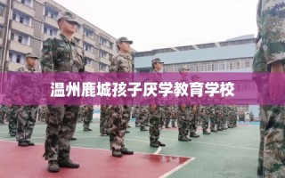 温州鹿城孩子厌学教育学校