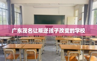 广东茂名让叛逆孩子改变的学校