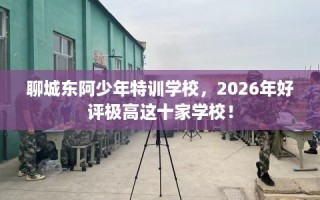 聊城东阿少年特训学校，2026年好评极高这十家学校！