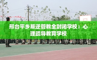 邢台平乡叛逆管教全封闭学校：心理疏导教育学校