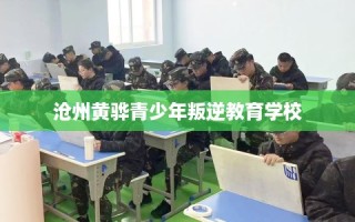 沧州黄骅青少年叛逆教育学校