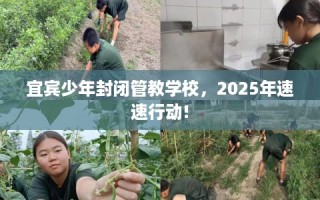 宜宾少年封闭管教学校，2025年速速行动!