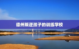 德州叛逆孩子的训练学校