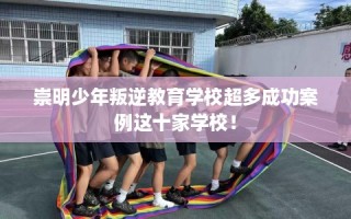 崇明少年叛逆教育学校超多成功案例这十家学校！