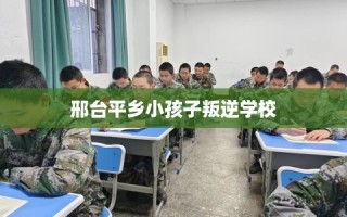 邢台平乡小孩子叛逆学校