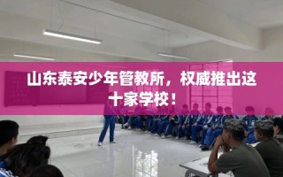 山东泰安少年管教所，权威推出这十家学校！