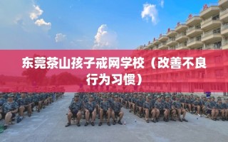 东莞茶山孩子戒网学校（改善不良行为习惯）