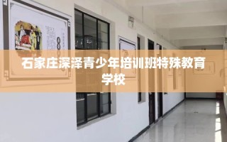 石家庄深泽青少年培训班特殊教育学校