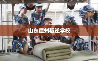 山东德州叛逆学校