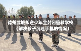 德州武城叛逆少年全封闭管教学校（解决孩子沉迷手机的情况）