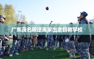 广东茂名叛逆离家出走管教学校