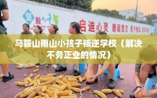 马鞍山雨山小孩子叛逆学校（解决不务正业的情况）