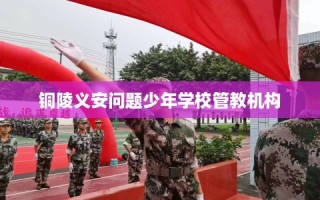 铜陵义安问题少年学校管教机构