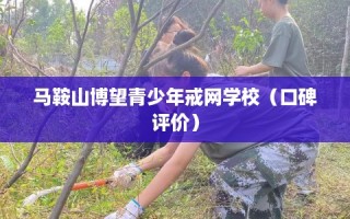 马鞍山博望青少年戒网学校（口碑评价）