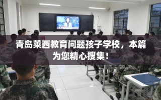 青岛莱西教育问题孩子学校，本篇为您精心搜集！