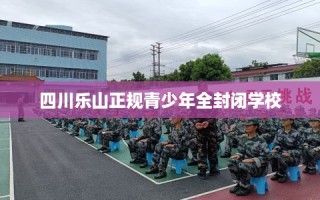 四川乐山正规青少年全封闭学校
