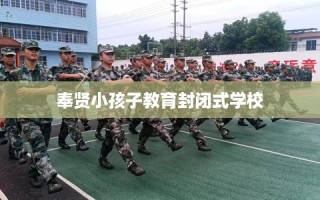 奉贤小孩子教育封闭式学校