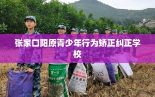 张家口阳原青少年行为矫正纠正学校