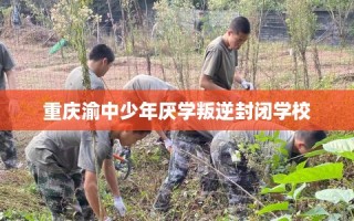 重庆渝中少年厌学叛逆封闭学校