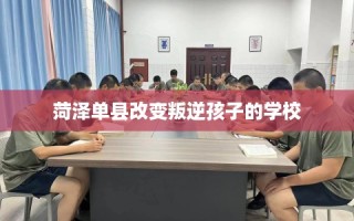 菏泽单县改变叛逆孩子的学校