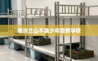 临沂兰山不良少年管教学校