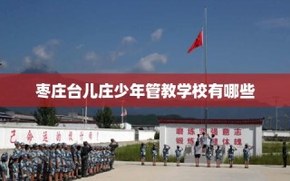 枣庄台儿庄少年管教学校有哪些