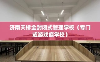 济南天桥全封闭式管理学校（专门戒游戏瘾学校）