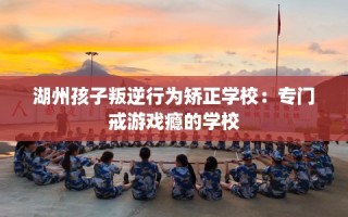 湖州孩子叛逆行为矫正学校：专门戒游戏瘾的学校