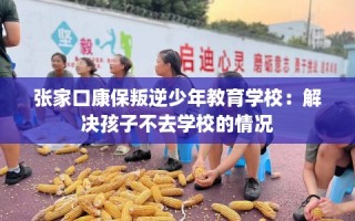 张家口康保叛逆少年教育学校：解决孩子不去学校的情况