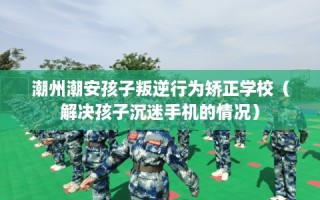潮州潮安孩子叛逆行为矫正学校（解决孩子沉迷手机的情况）