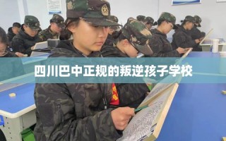 四川巴中正规的叛逆孩子学校