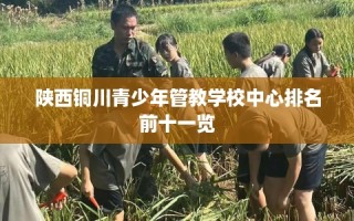 陕西铜川青少年管教学校中心排名前十一览