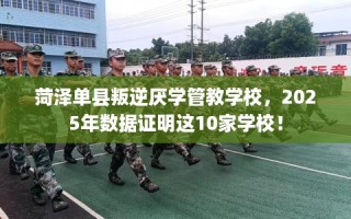 菏泽单县叛逆厌学管教学校，2025年数据证明这10家学校！
