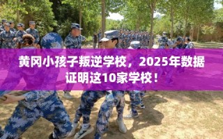 黄冈小孩子叛逆学校，2025年数据证明这10家学校！