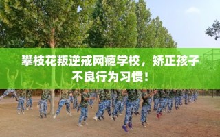 攀枝花叛逆戒网瘾学校，矫正孩子不良行为习惯！