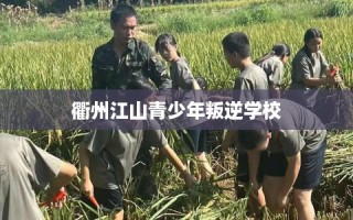 衢州江山青少年叛逆学校