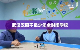 武汉汉阳不良少年全封闭学校