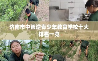 济南市中叛逆青少年教育学校十大排名一览