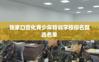 张家口宣化青少年特训学校排名甄选名单