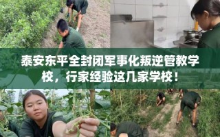 泰安东平全封闭军事化叛逆管教学校，行家经验这几家学校！