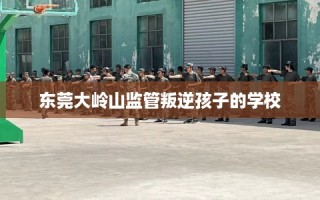 东莞大岭山监管叛逆孩子的学校